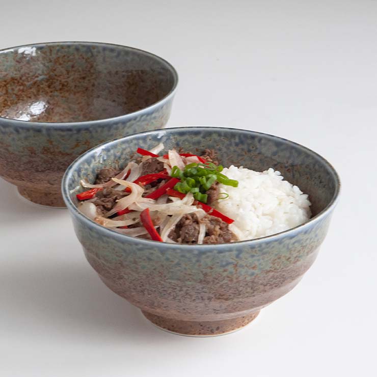 니코트 일본 면기 바위 그릇